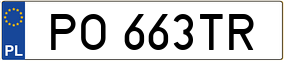 Truck License Plate